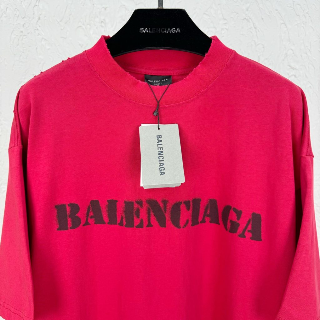 BALENCIAGA(バレンシアガ)スーパーコピープリント半袖Tシャツ