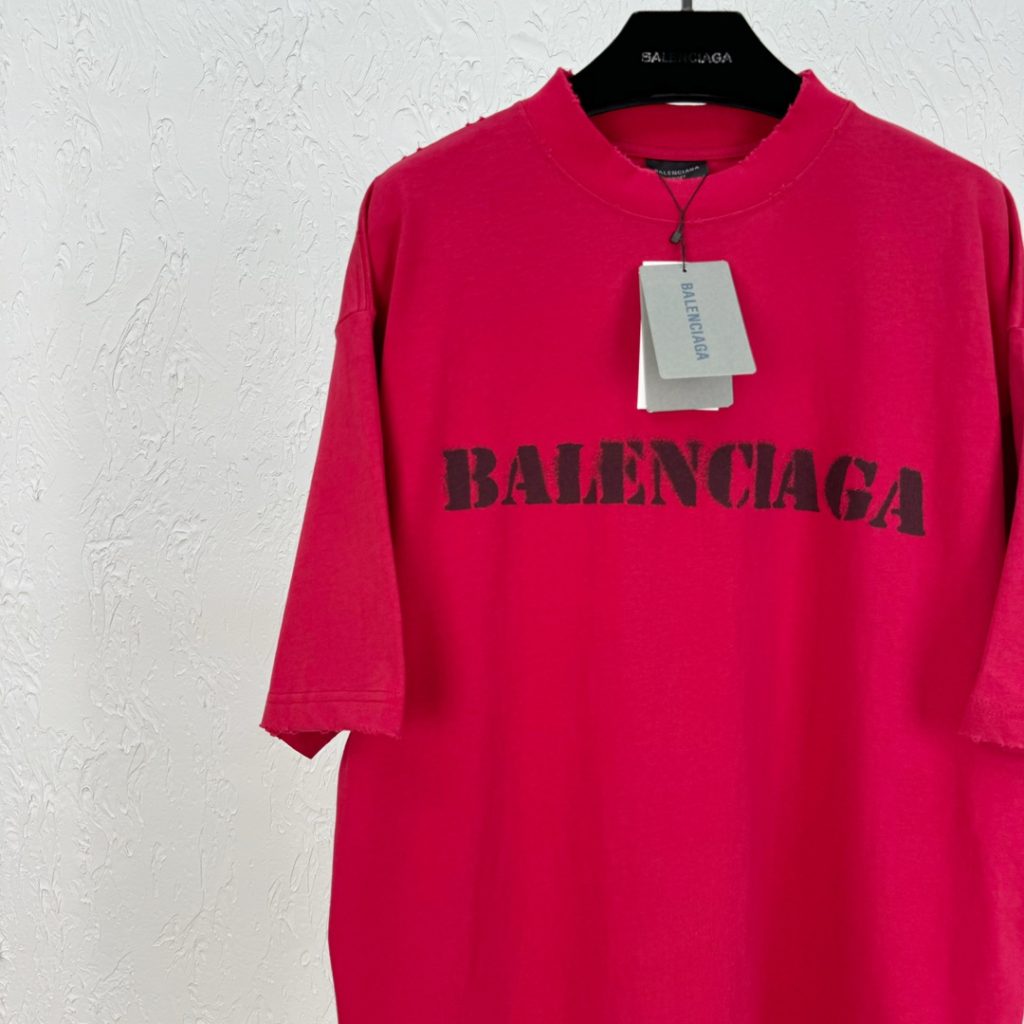 BALENCIAGA(バレンシアガ)スーパーコピープリント半袖Tシャツ