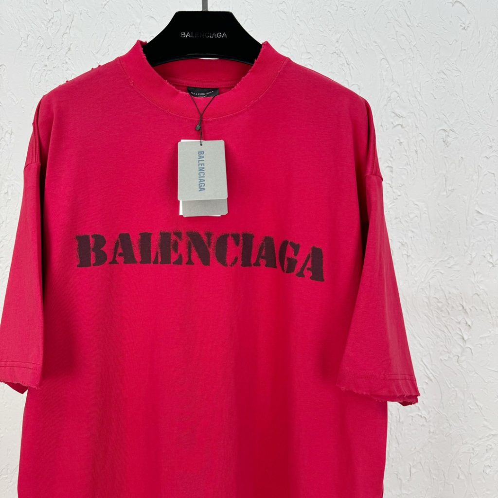 BALENCIAGA(バレンシアガ)スーパーコピープリント半袖Tシャツ