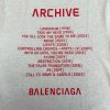 BALENCIAGA(バレンシアガ)スーパーコピー限定プリント長袖tシャツ