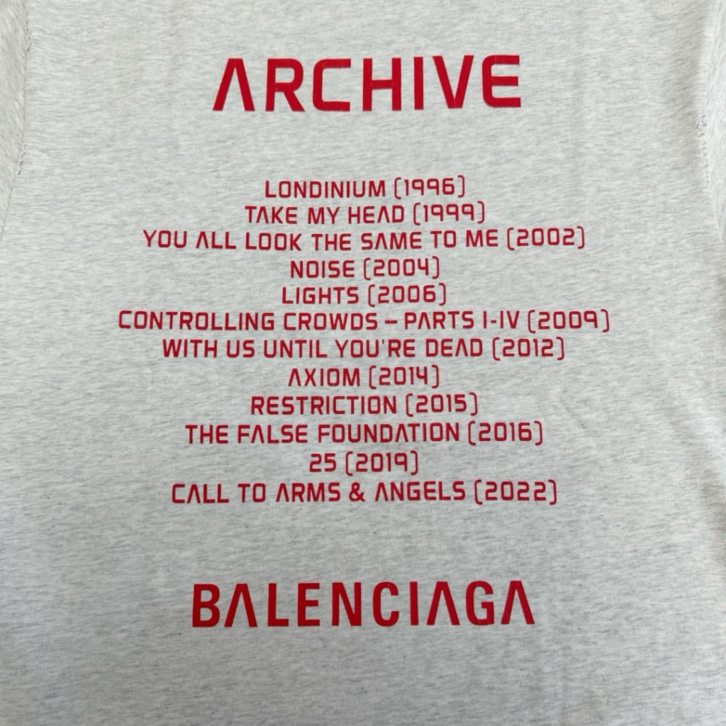 BALENCIAGA(バレンシアガ)スーパーコピー限定プリント長袖tシャツ