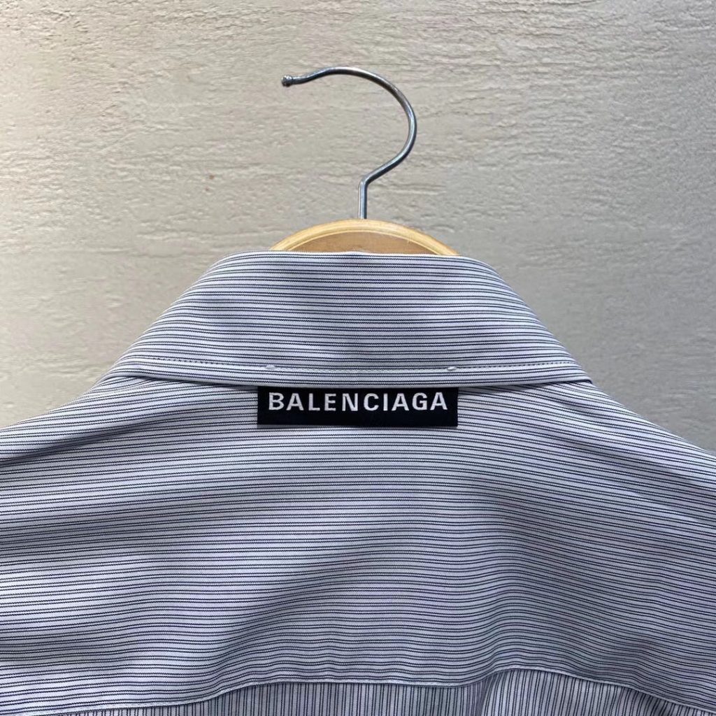 BALENCIAGA(バレンシアガ)コピー2024新作ストライプシャツ
