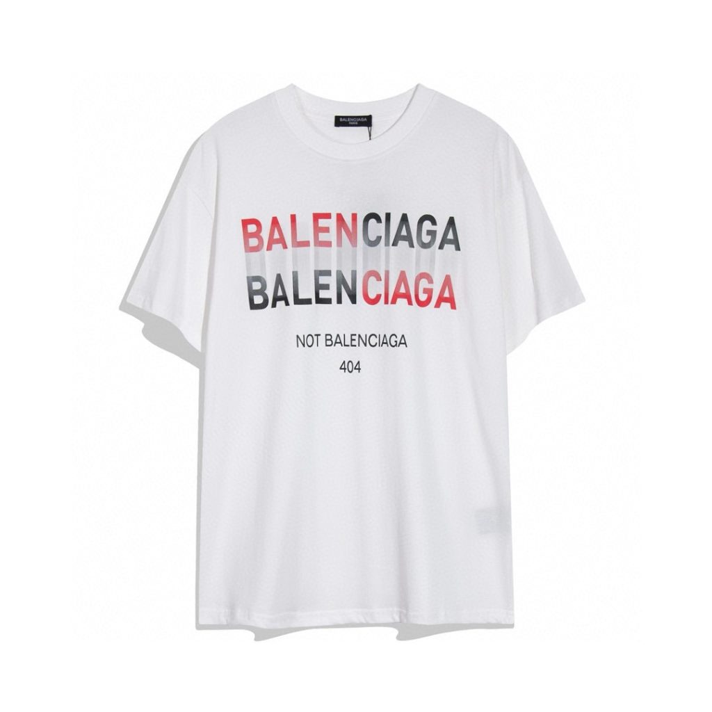 BALENCIAGA(バレンシアガ)コピーアルファベットグラフィティ半袖Tシャツ