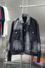 BALENCIAGA2024新作コピーファッショングラフィティデニムジャケット
