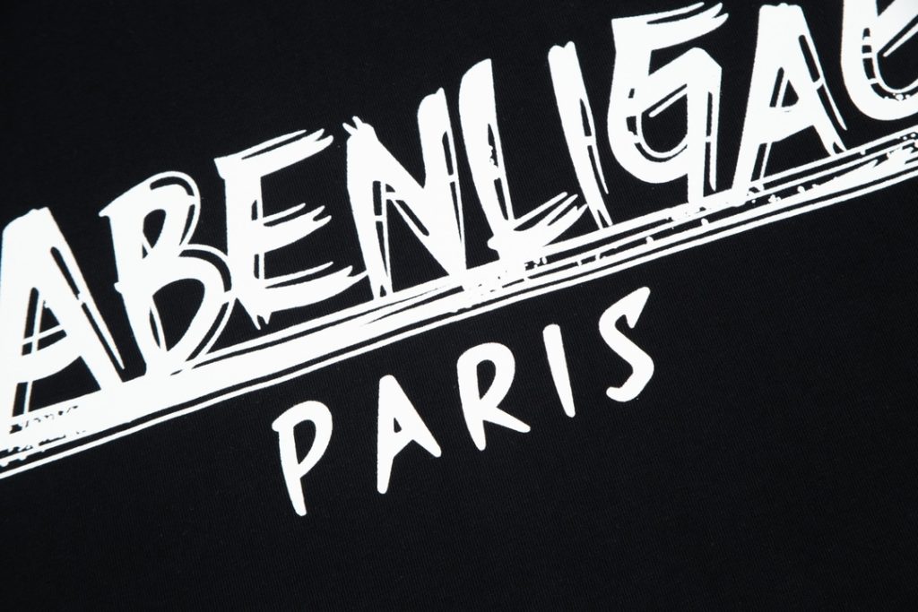 BALENCIAGA2024新作アルファベットプリント半袖Tシャツ