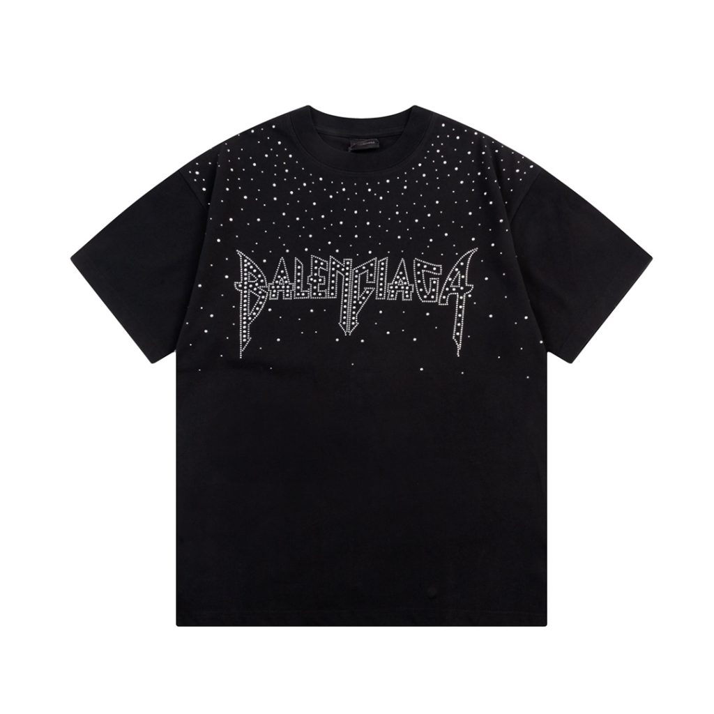 BALENCIAGA男女兼用ファッショングラフィティ半袖Tシャツ