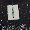 BALENCIAGA男女兼用ファッショングラフィティ半袖Tシャツ