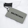 BALENCIAGA偽物ブラックプリント 男女兼用半袖Tシャツ激安通販