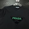 PRADA (プラ ダ)コピーファッションアルファベットプリント半袖Tシャツ