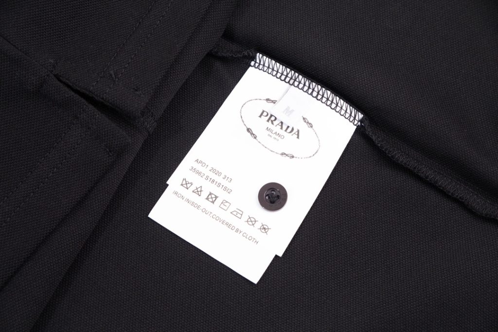 PRADA (プラ ダ)人気アルファベット刺繍ポロシャツコピー