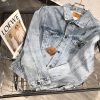 Supreme(シュプリーム)xBurberry偽物デニムジャケット輸入生地激安通販
