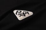PRADA (プラ ダ)100%コットンアルファベット プリント男女兼用 半袖Tシャツスーパーコピー