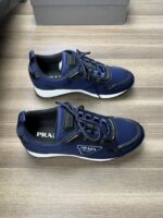 PRADA (プラ ダ)高品質ロートップスポーツシューズブルーコピー