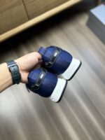 PRADA (プラ ダ)高品質ロートップスポーツシューズブルーコピー