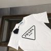 PRADA (プラ ダ) ファッション プリント半袖Tシャツコピー