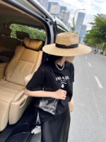 PRADA (プラ ダ)2024夏新作アルファベットプリント男女兼用半袖Tシャツn級品