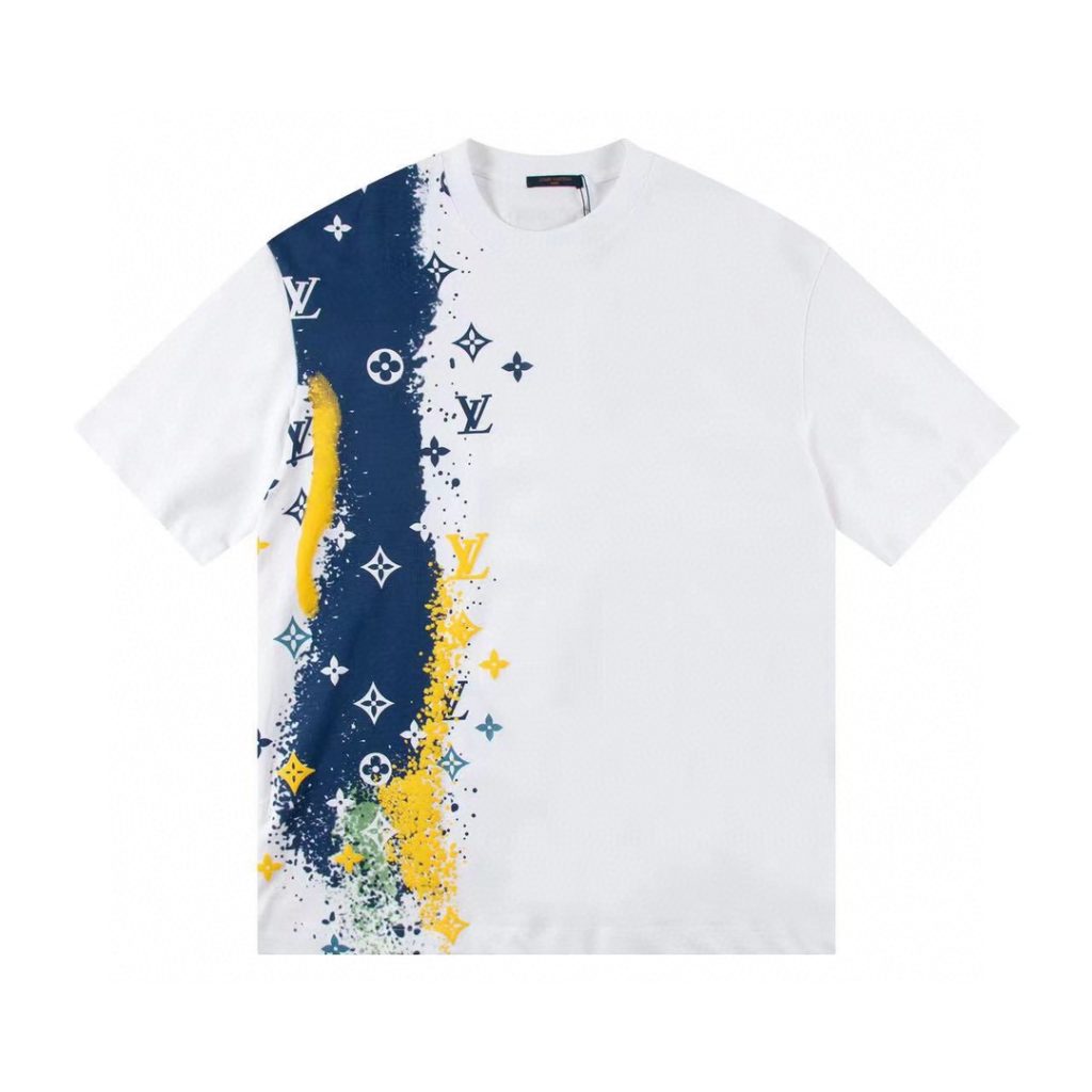 LOUIS VUITTON(ルイヴィトン) ファッション グラフィティ 半袖Tシャツ男女兼用スーパーコピー