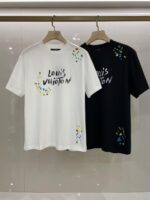 LOUIS VUITTON(ルイヴィトン)2024春夏新作100%コットングラフィティ半袖Tシャツ
