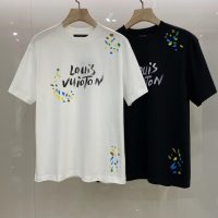 LOUIS VUITTON(ルイヴィトン)2024春夏新作100%コットングラフィティ半袖Tシャツ
