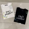 LOUIS VUITTON(ルイヴィトン)2024春夏新作100%コットングラフィティ半袖Tシャツ