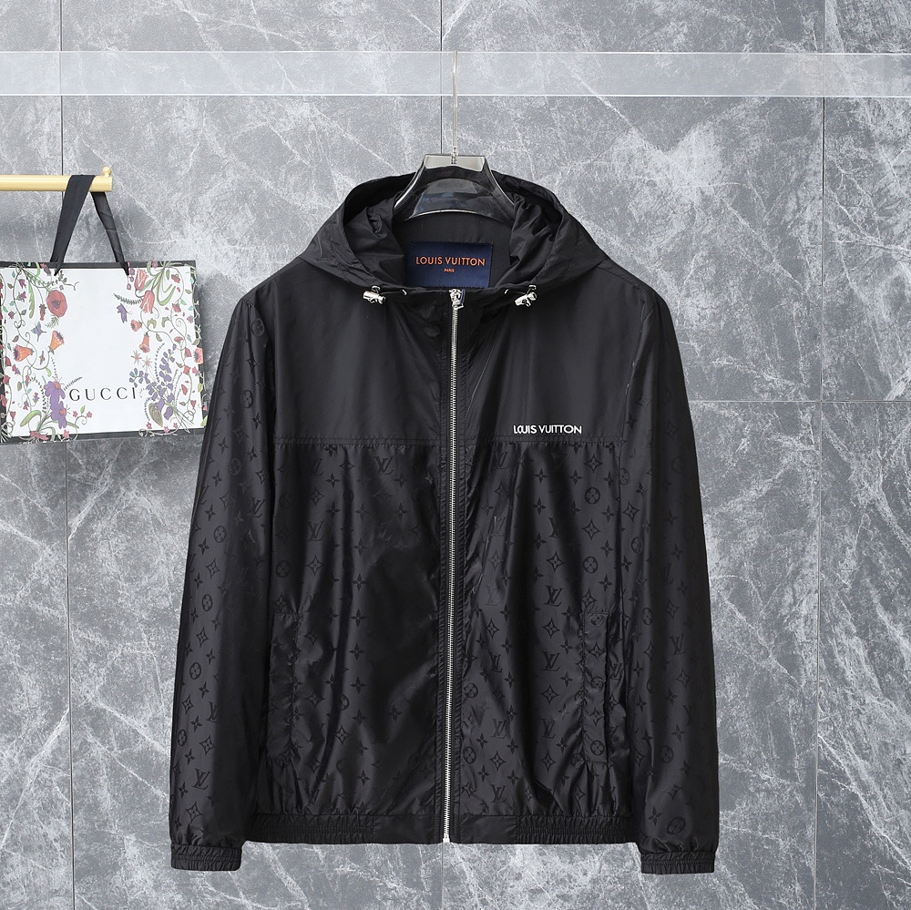 LOUIS VUITTON(ルイヴィトン)偽物ダークパターンジャカードパーカー偽物