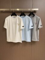 PRADA(プラダ )プリントロゴ男女兼用ラウンドネック半袖スーパーコピー