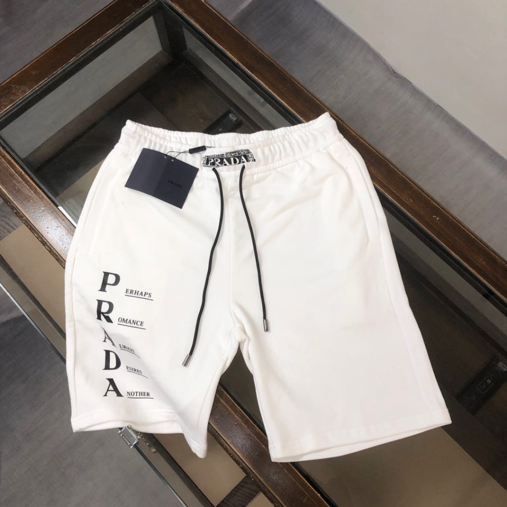 PRADA(プラダ )2024新作プリントアルファベット ロゲショートパンツ