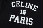 CELINE(セリーヌ)シンプルな文字ロゴプリントカップルモデル半袖Tシャツn級品