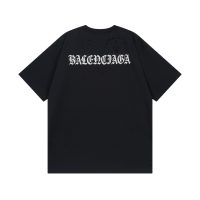 BALENCIAGA(バレンシアガ)プリントロゲ新作半袖Tシャツコピー