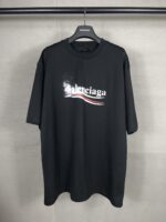 BALENCIAGA(バレンシアガ)輸入素材プリント ロゲ グラフィティ半袖Tシャツ