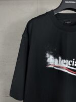 BALENCIAGA(バレンシアガ)輸入素材プリント ロゲ グラフィティ半袖Tシャツ