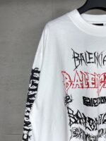 BALENCIAGA(バレンシアガ)2024ドラゴン年 限定プリント長袖Tシャツコピー