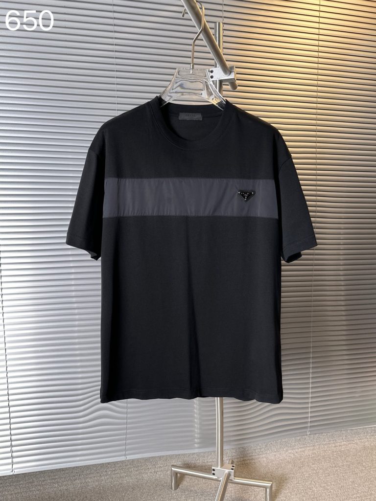 PRADA(プラダ)2024夏季新作マイクロワイド半袖Tシャツn級品