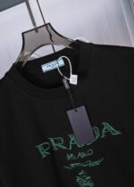 PRADA(プラダ)2024刺繍新作 ラウンドネック半袖n級品