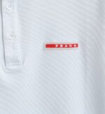 PRADA(プラダ)2024人気新作刺繍ロゴポロシャツスーパーコピー