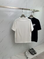 PRADA(プラダ)定番偽物 カスタム生地アルファベットロゴ ラウンドネック半袖激安通販