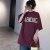 BALENCIAGA(バレンシアガ)コピー２０２４の新品のおしゃれなプリントカジュアルな半袖男女兼用