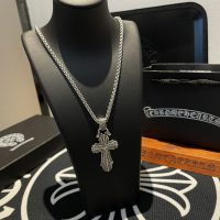 Chrome Hearts（クロムハーツ）偽物 クロスペンダント復古蛇骨ネックレス