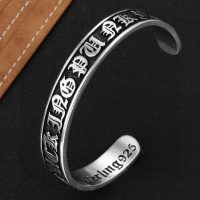 Chrome Hearts（クロムハーツ）芸能人 n級品 開口調節クラシックな梵字ブレスレット