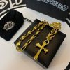 Chrome Hearts（クロム ハーツ） コピー ゴールドクロスペンダント