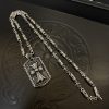 Chrome Hearts（クロムハーツ） コピー シールドクロスチャームネックレス