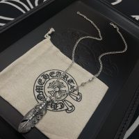 Chrome Hearts（クロムハーツ）スーパーコピー 羽根付ダイヤペンダントネックレス 激安通販