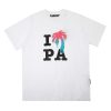 PalmAngels （パームエンジェルス） 定番コピー ヤシのアルファベットlogeカジュアル半袖Tシャツ