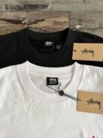 STUSSY(ステューシー)2024新作 コピー 芸能人 落書き写真プリント半袖Tシャツ