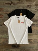 STUSSY(ステューシー)2024新作 コピー 芸能人 落書き写真プリント半袖Tシャツ