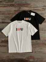 Acne Studios(アクネ ストゥディオズ)コピー表情アルファベットプリントのゆったりしたカップル半袖Ｔシャツ通販