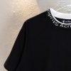 Acne Studios(アクネ ストゥディオズ)偽物バカ売れ商品中ハイネック定番はアルファベット半袖の綿１００％の重さの２８０グラムを刺繍する激安通販