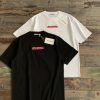 Acne Studios(アクネ ストゥディオズ)２０２４の春夏新作スーパーコピーの覆ゴムアルファベットカップル半袖Ｔシャツ
