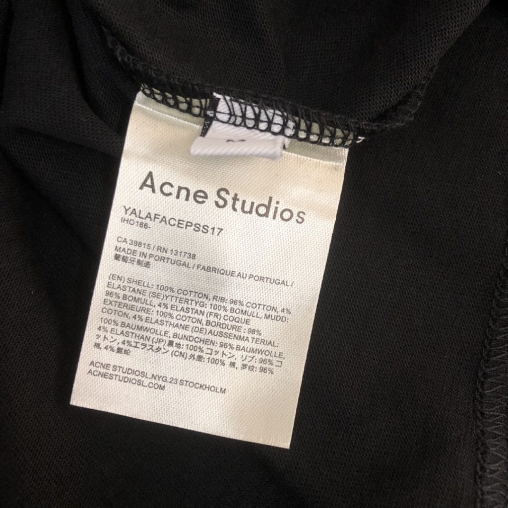 Acne Studios(アクネ ストゥディオズ)偽物アルファベットはカップル半袖Ｔシャツを刺繍します激安通販