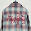 AMI PARIS（アミ・パリス）コピー刺しゅうチェック長袖シャツ通販